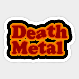 DEATH METAL Sticker